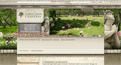 Desktop Screenshot of forestlawnhouston.net